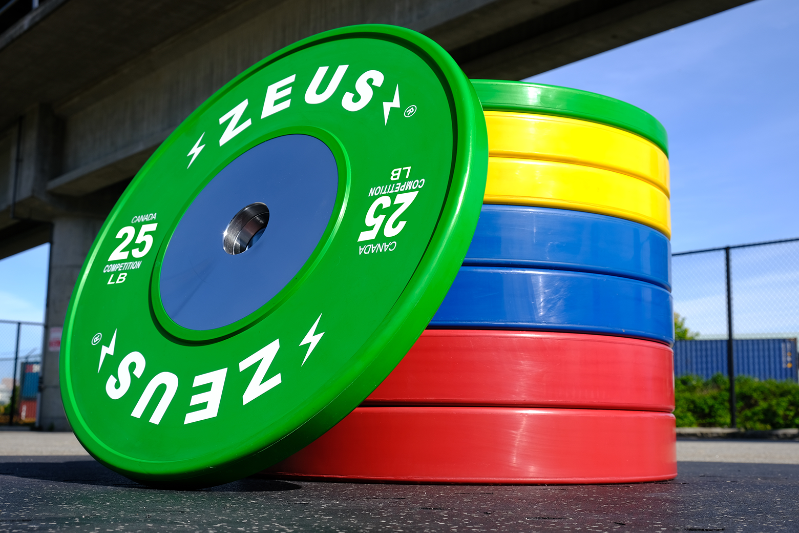 Colored bumper plates canada hot sale